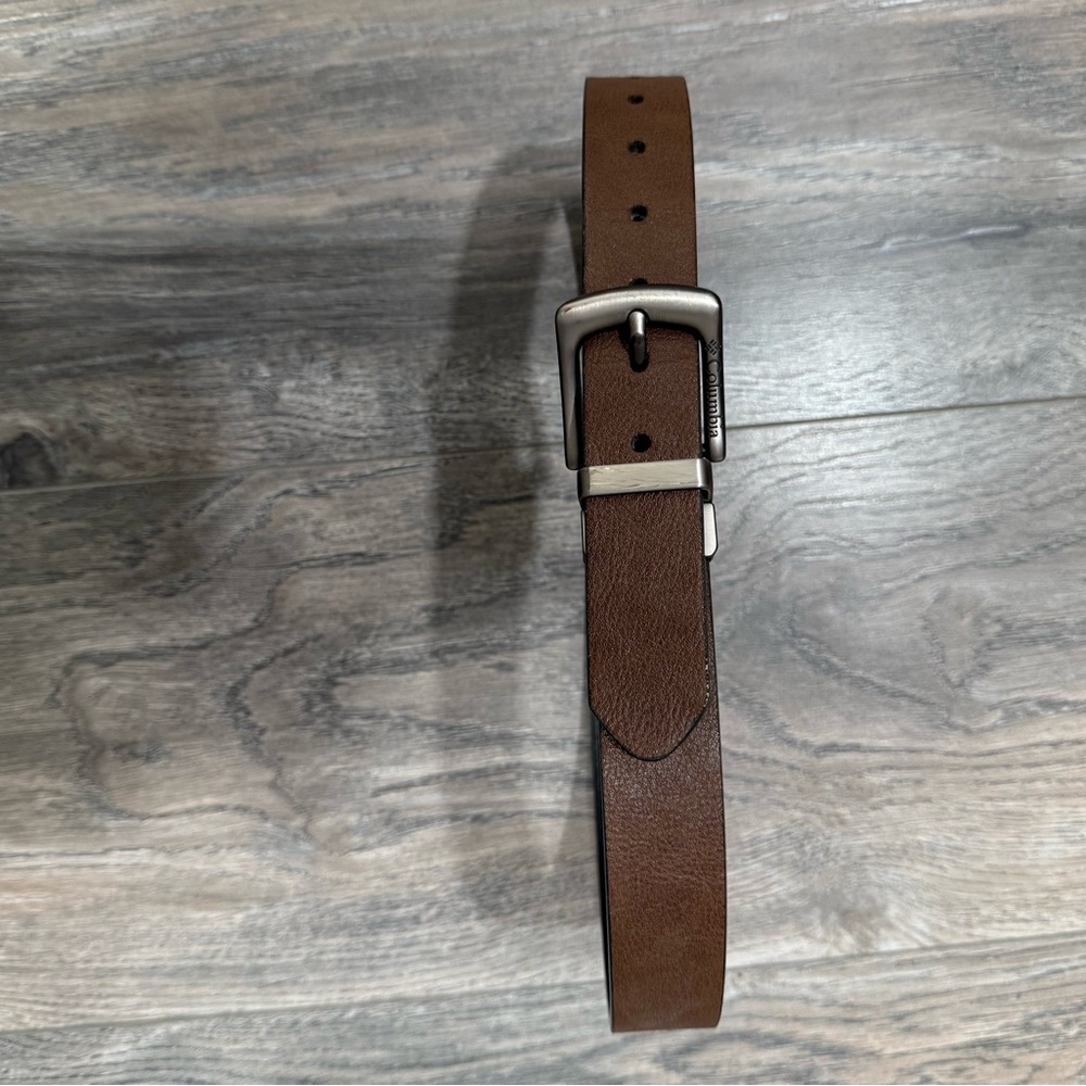 Columbia Brown Leather Kids Belt
